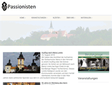 Tablet Screenshot of passionisten.de