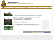 Tablet Screenshot of passionisten.nl
